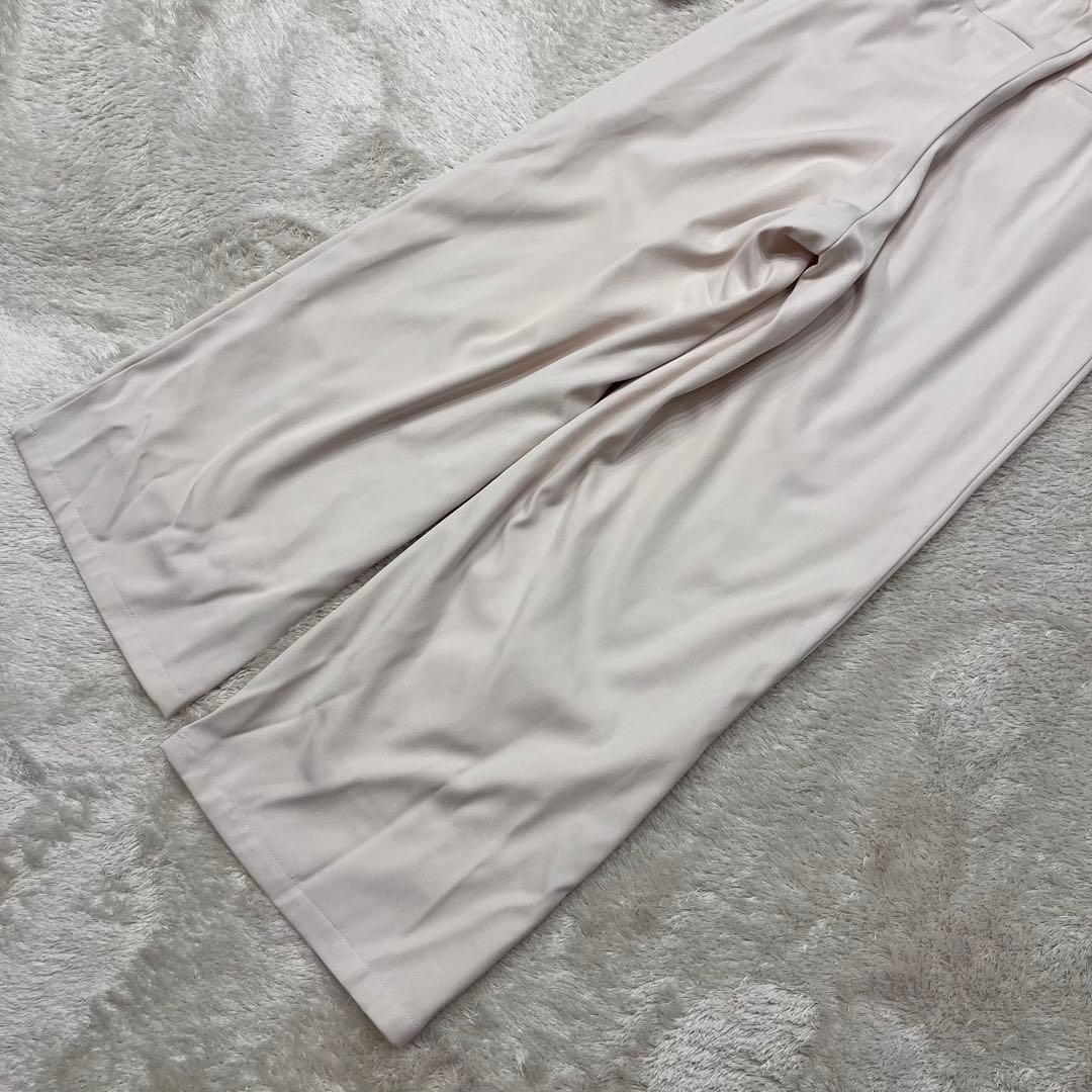 新品　PARTY ベルト付ケープ風オールインワン　ホワイト　門りょう