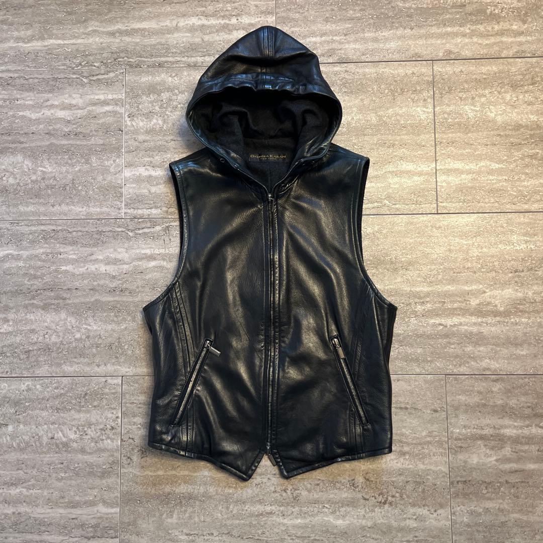 トップス donna karan new york sleeveless hoodie
