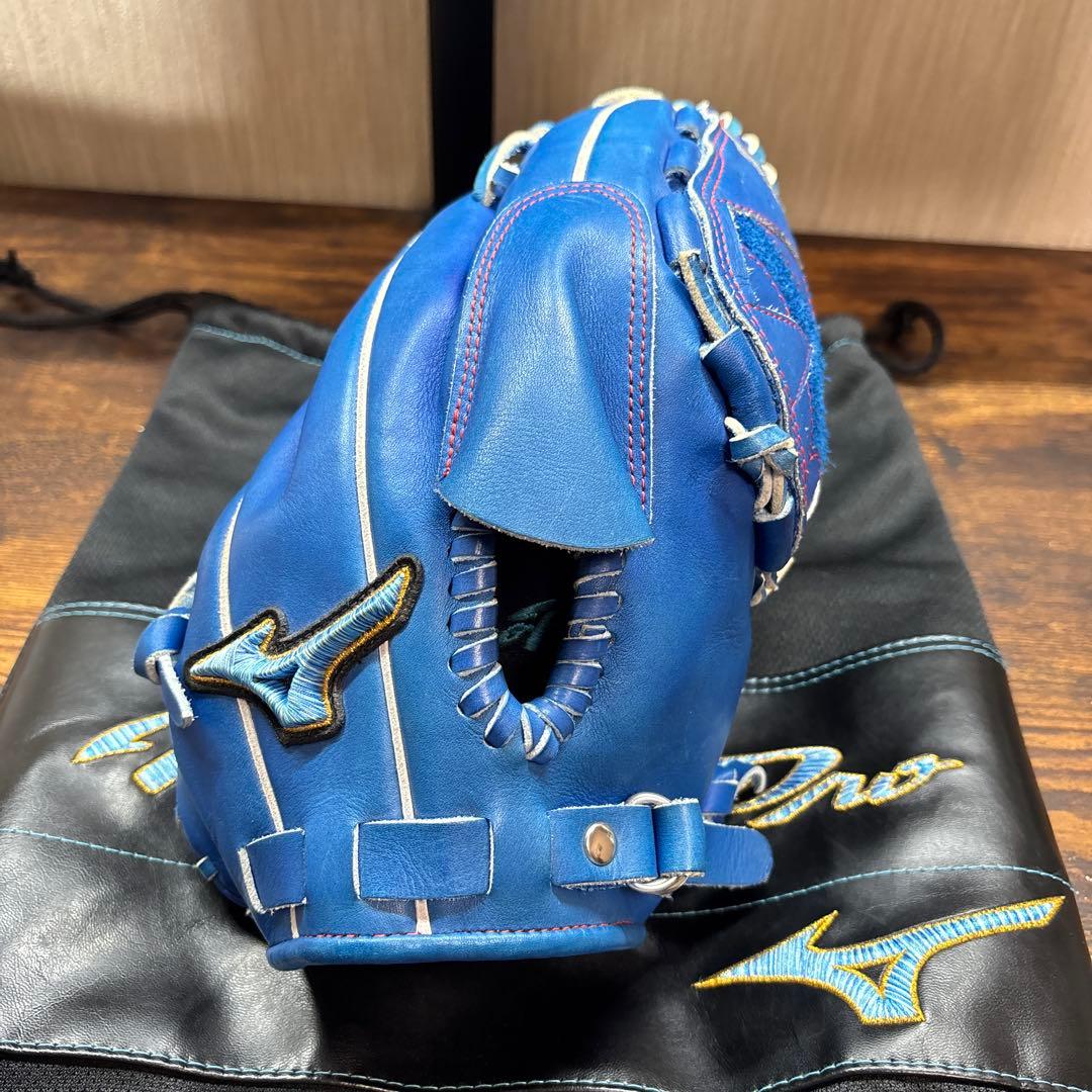 ミズノ 軟式グローブ 青