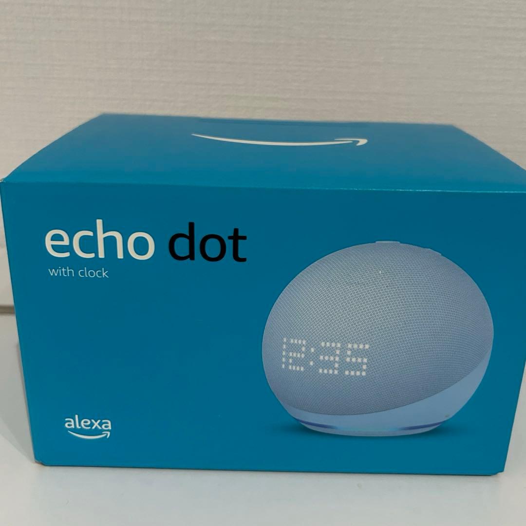【新品未開封】echo dot with clock 第5世代