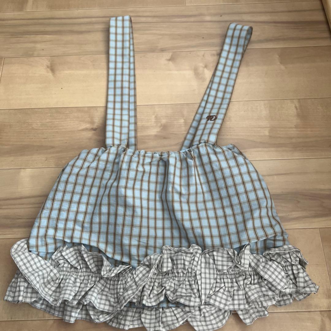 holiday ストラップミニスカート