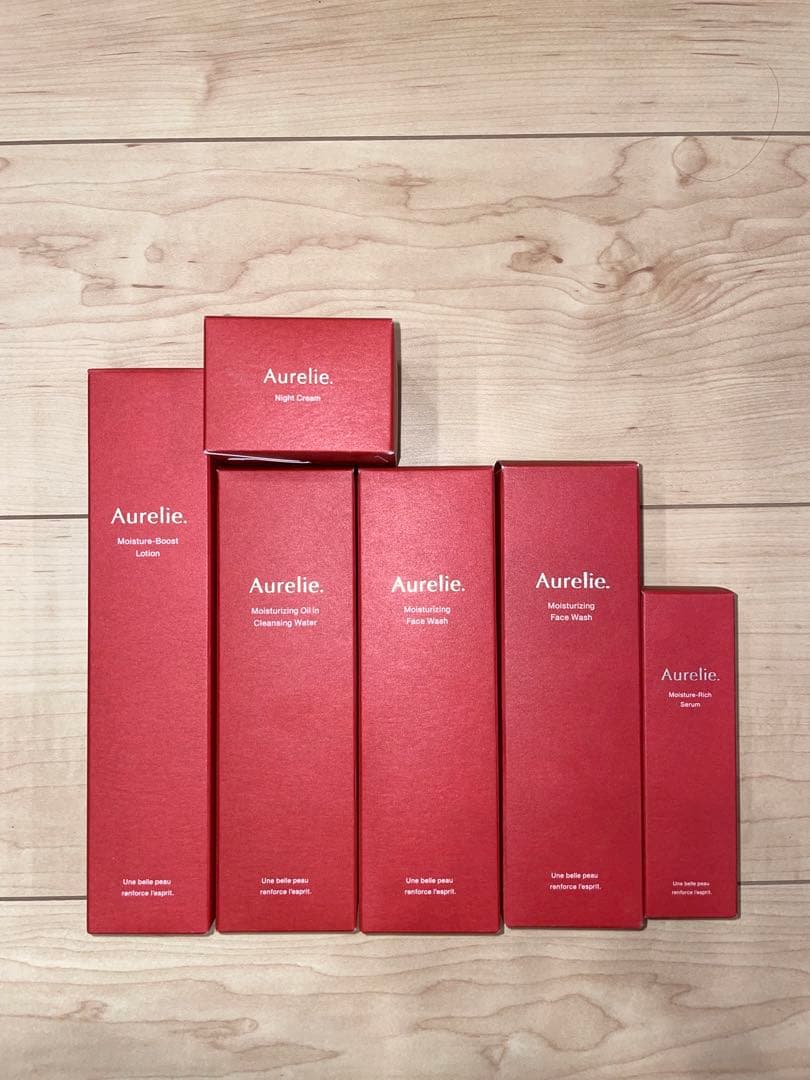 Aurelie.プレミアム集中ケアコース5点セット＋洗顔料（オレリー）