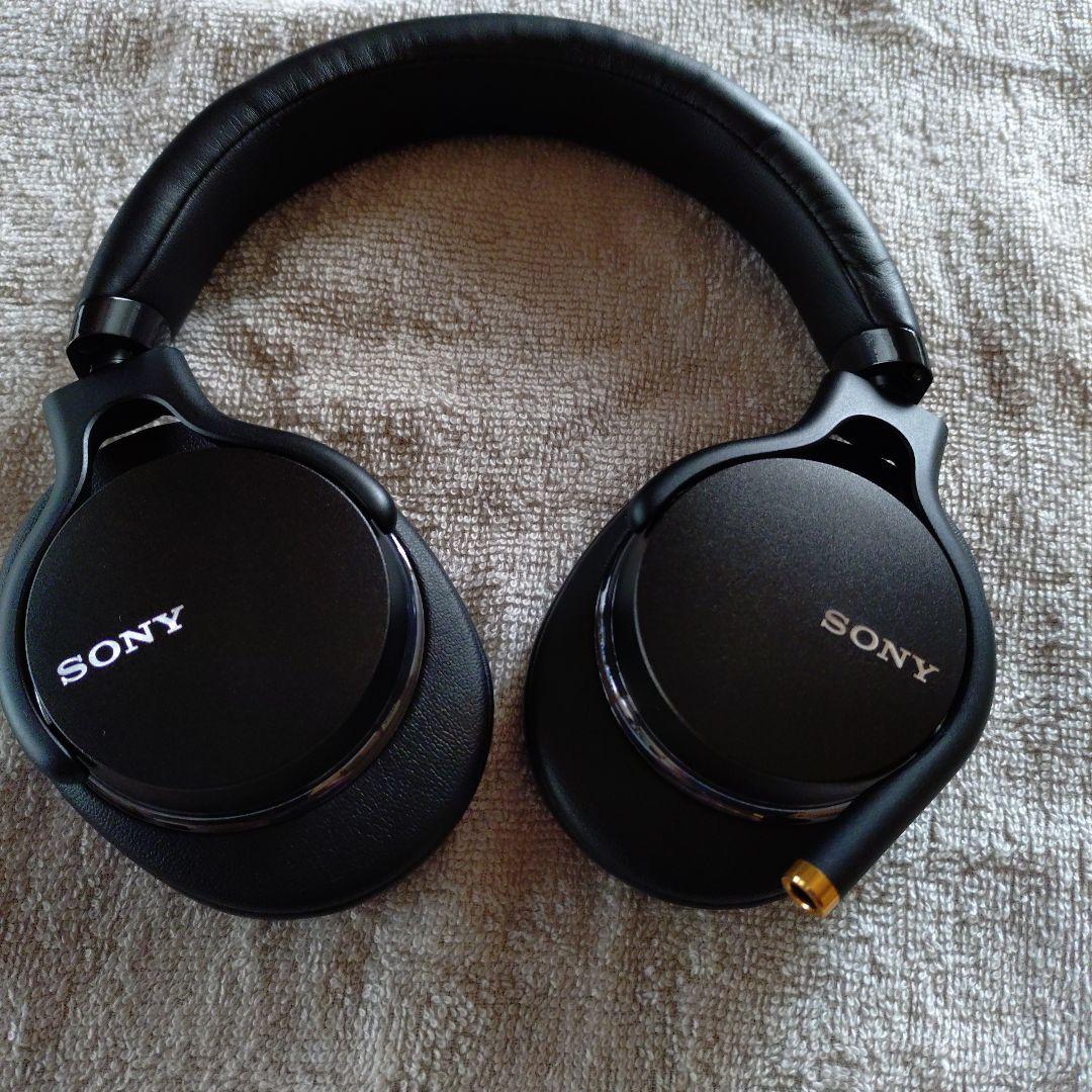 美品 SONY MDR-1AM2ブラック ヘッドパッドカバー付き