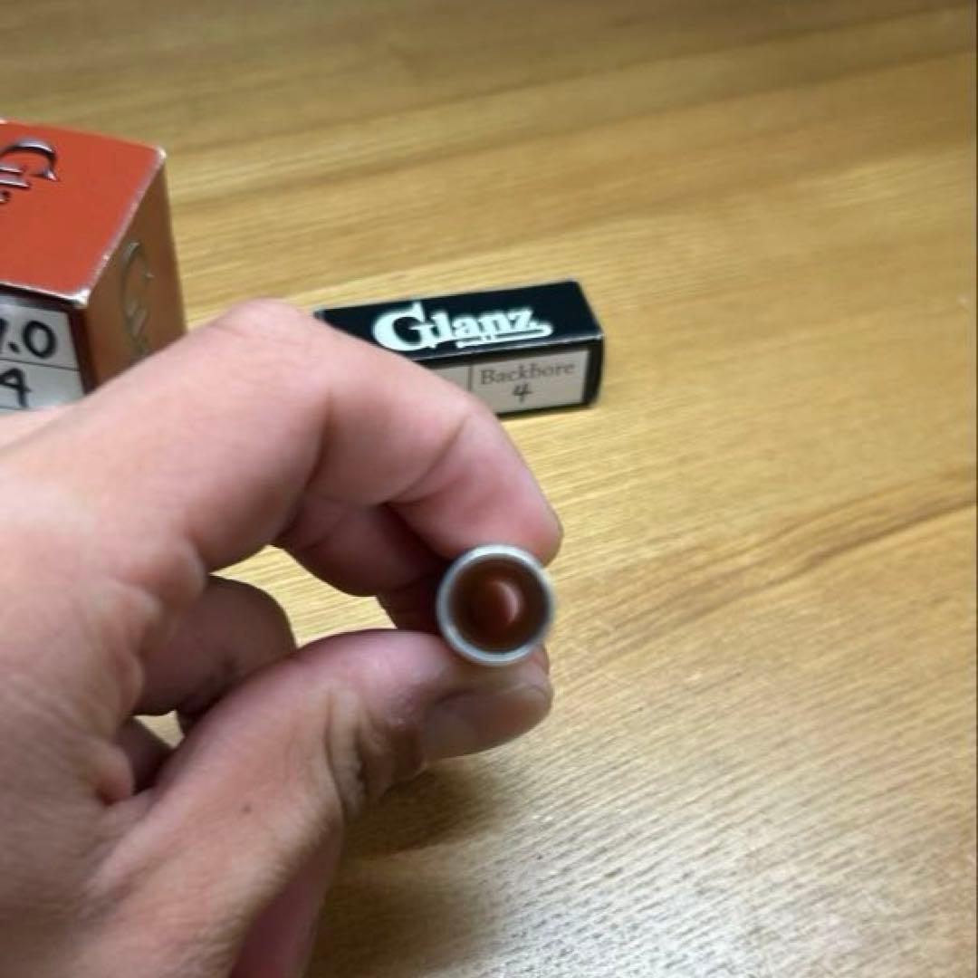 Glanzトロンボーンマウスピース カップ4番、スロート7mm、4番