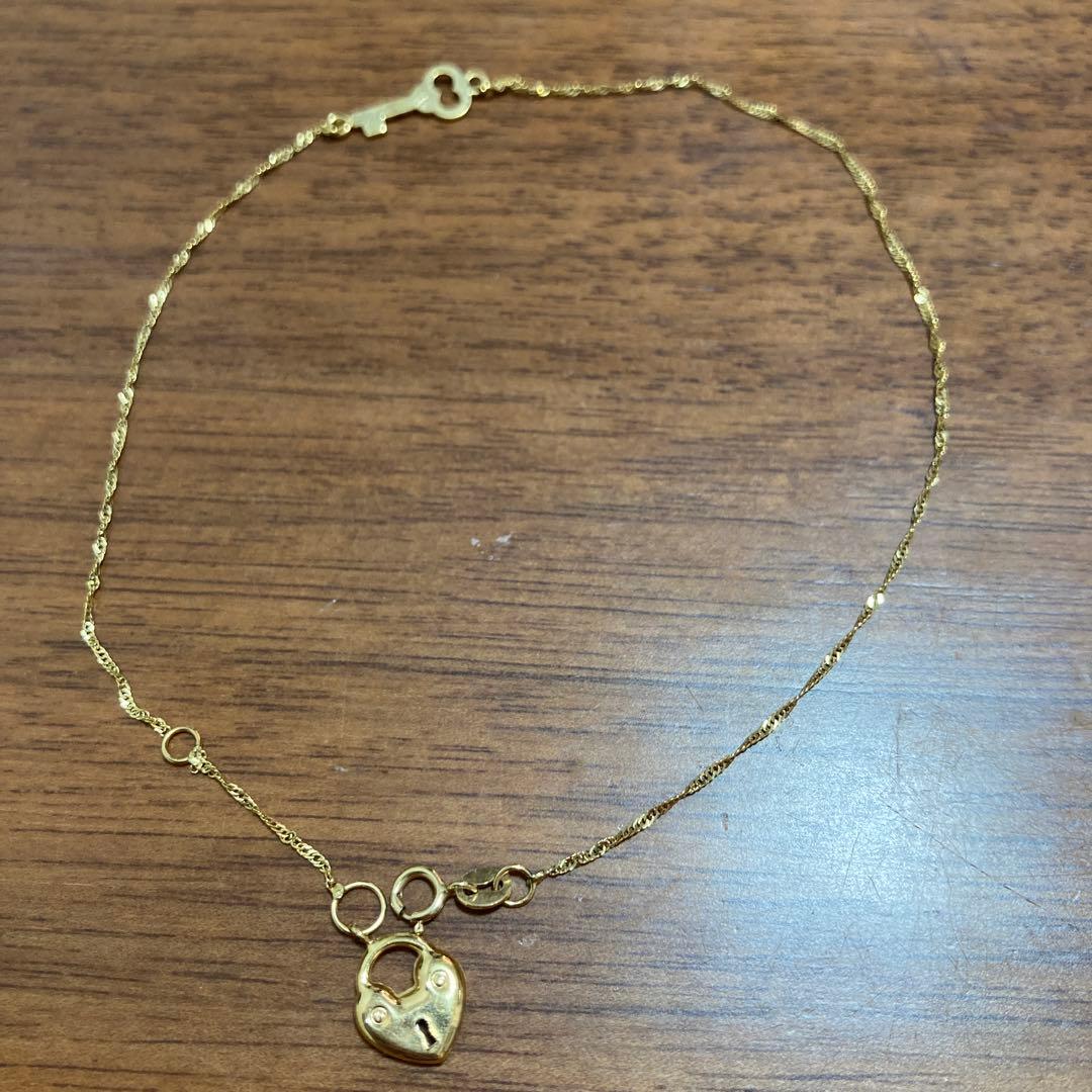 アガット agate キーモチーフ アンクレット 鍵モチーフ