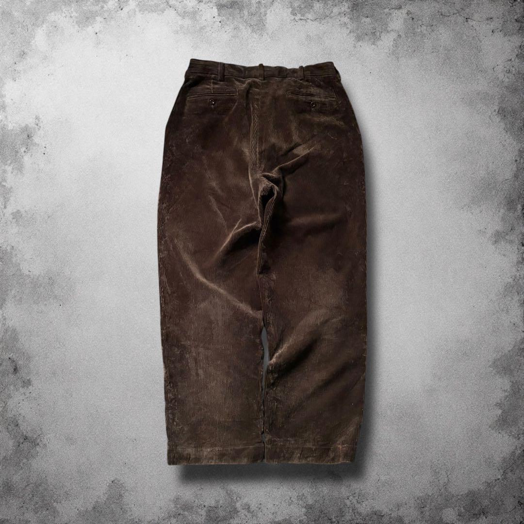 90s RalphLauren 太畝コーデュロイパンツ ヴィンテージ ポロコーズ