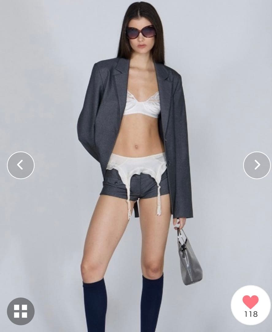 パンツ SCURPTER Tailored Micro Shorts