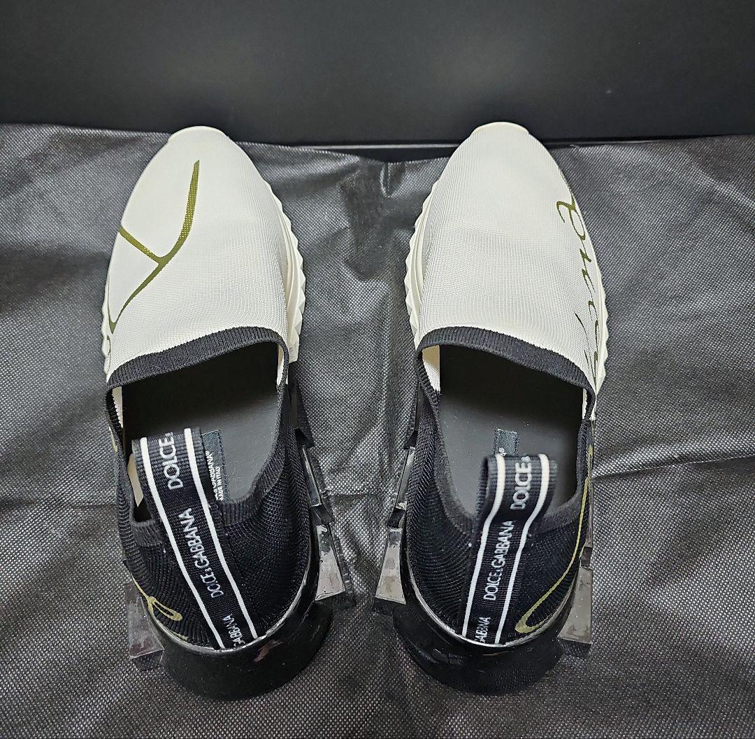 DOLCE&GABBANA ソレントスニーカー ホワイト&ブラック 43