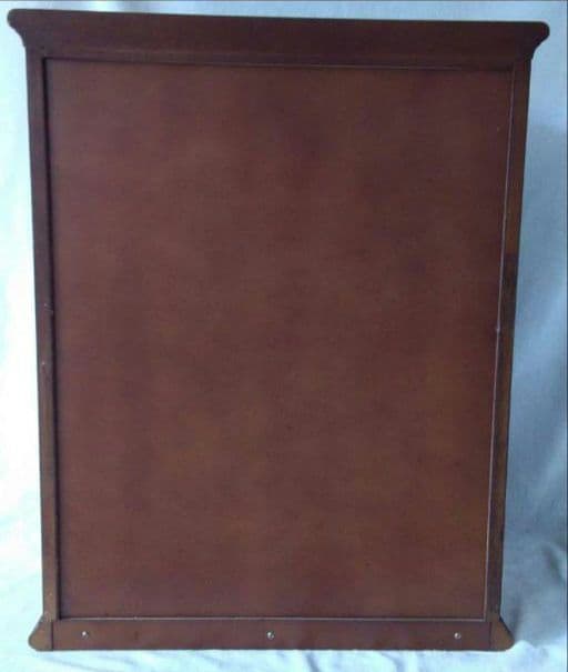 洋風箪笥　レトロ家具　木製チェスト　引出し4段　洋たんす　飾りタイル　タンス