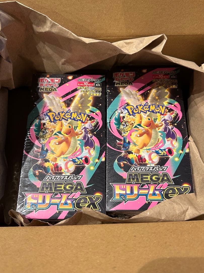 シュリンク付　ポケモンカード MEGAドリームEX 2パック　 メガドリーム