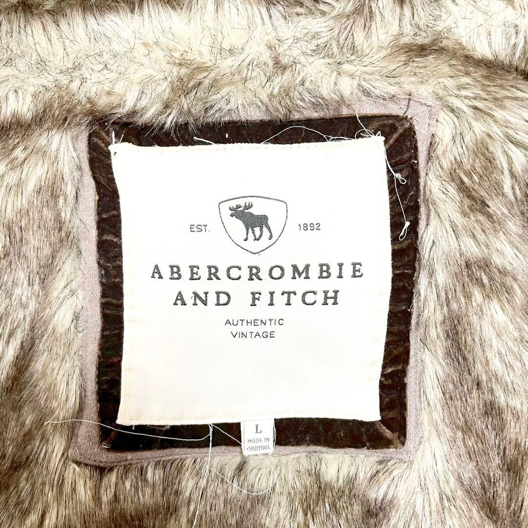 y2k❤️ 00s Abercrombie & Fitch ファー ジップパーカー