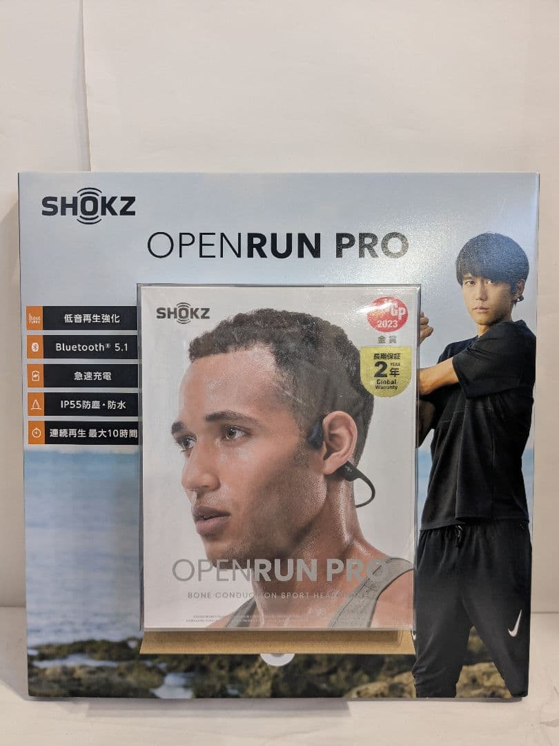 【未開府】Shokz (ショックス) OpenRun Pro　ブラック