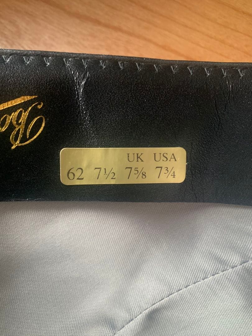 Borsalino ボルサリーノ★グレー★サイズ62★ウールハット★銀座トラヤ