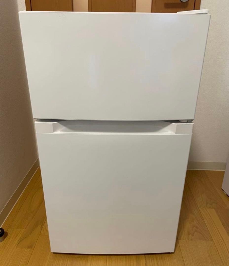 アイリスオオヤマ ノンフロン冷凍冷蔵庫 PRC-B092D-W 2022年製