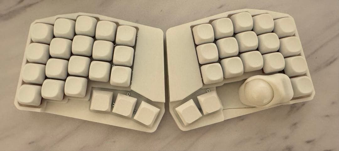 【新品】keyball39 白仕様　完成品　付属品あり