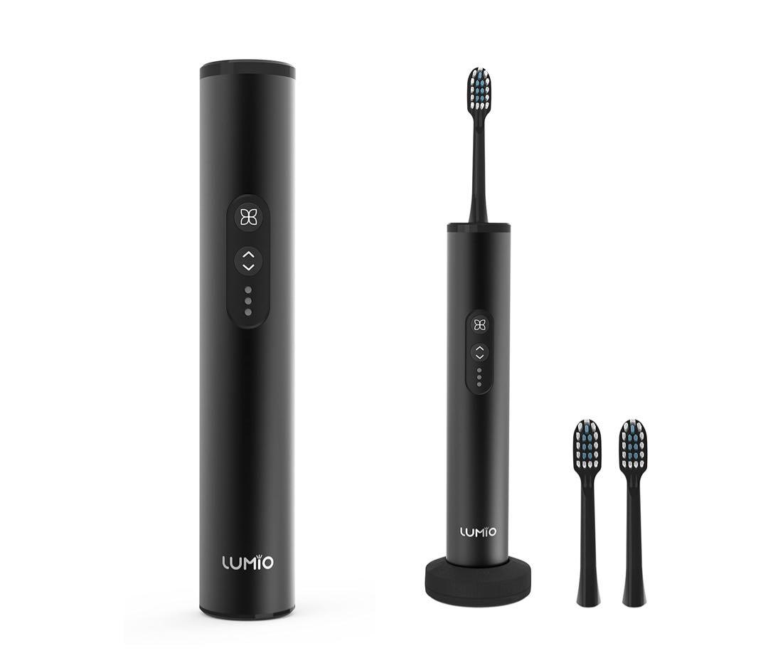 ✨人気商品✨ lumio 超音波式電動歯ブラシ 99.9％除菌 伸縮収納ヘッド