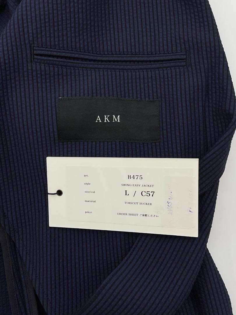 L【未使用】 AKM SWING イージー ジャケット 定価99000円