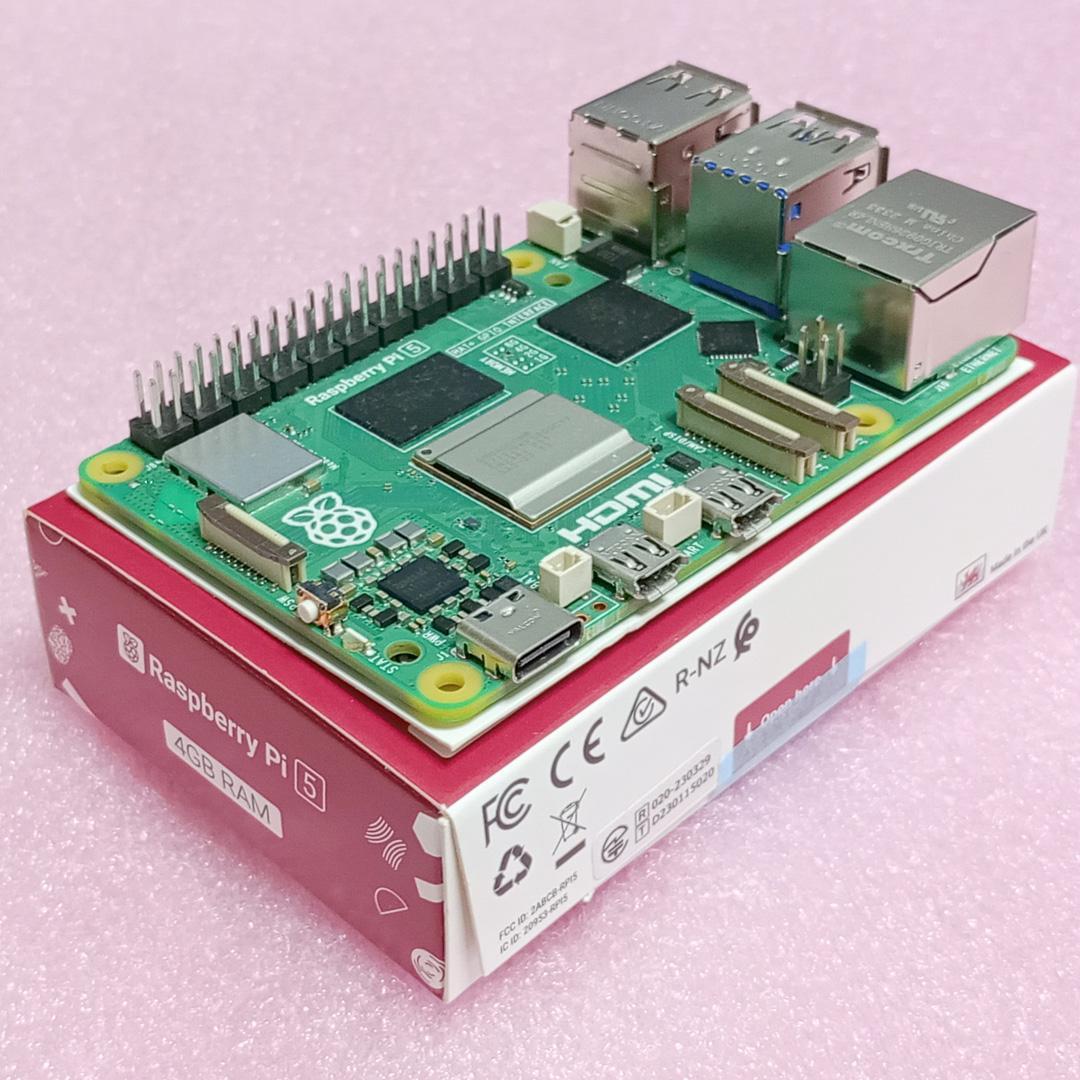 新品同様 Raspberry Pi 5 4GB RAM ラズベリーパイ本体