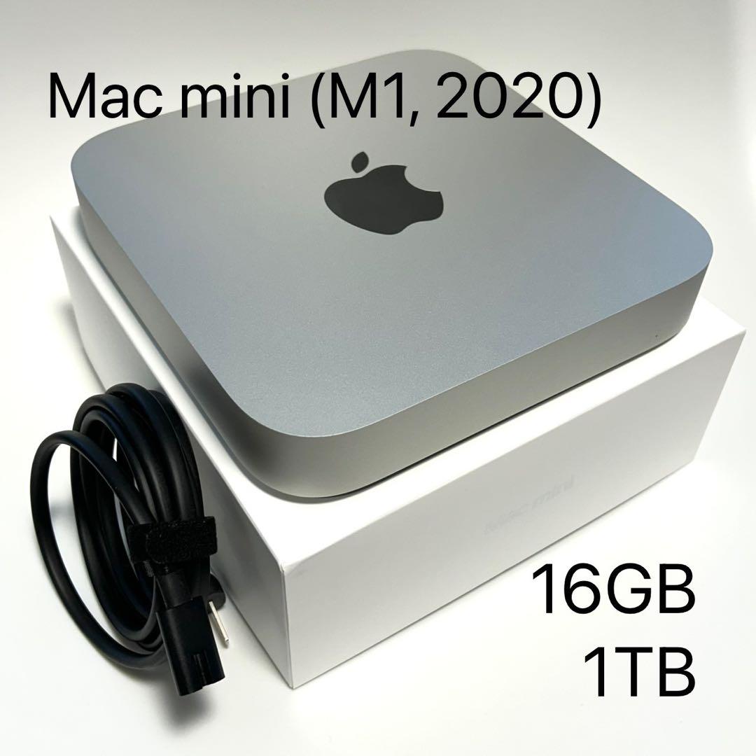 Macデスクトップ Apple Mac mini (M1, 2020) 16GB 1TB