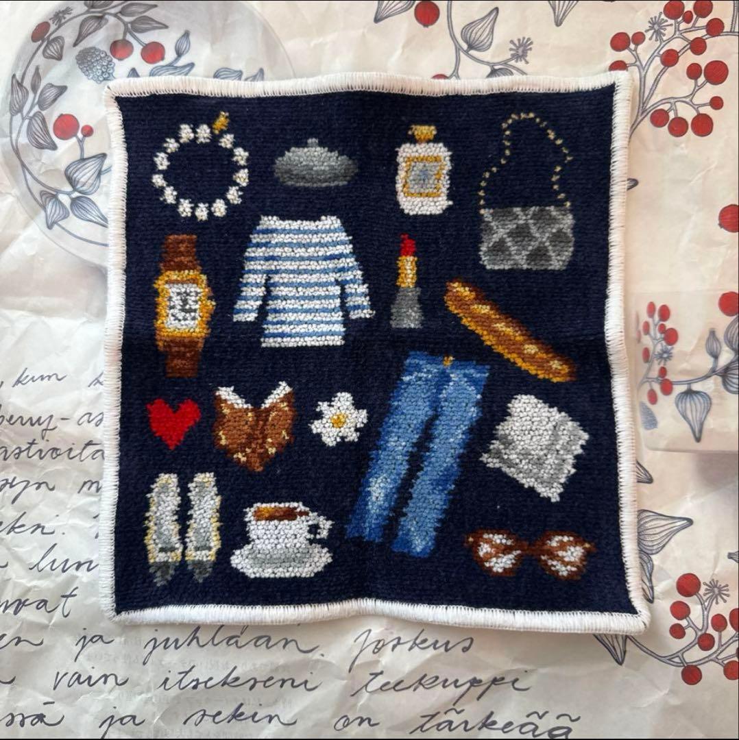 フェイラー　ハンカチ　ボンジュールイエナ