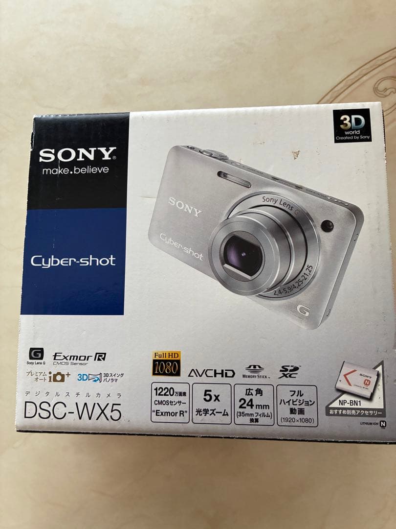 SONY cuber-shot DSC-wx5 バッテリー他付属品付き