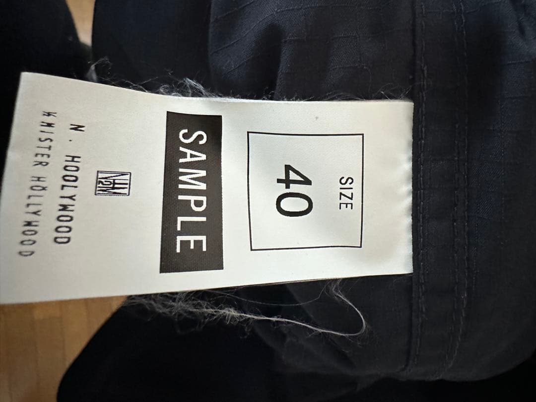 ブラックモッズコート フード付き