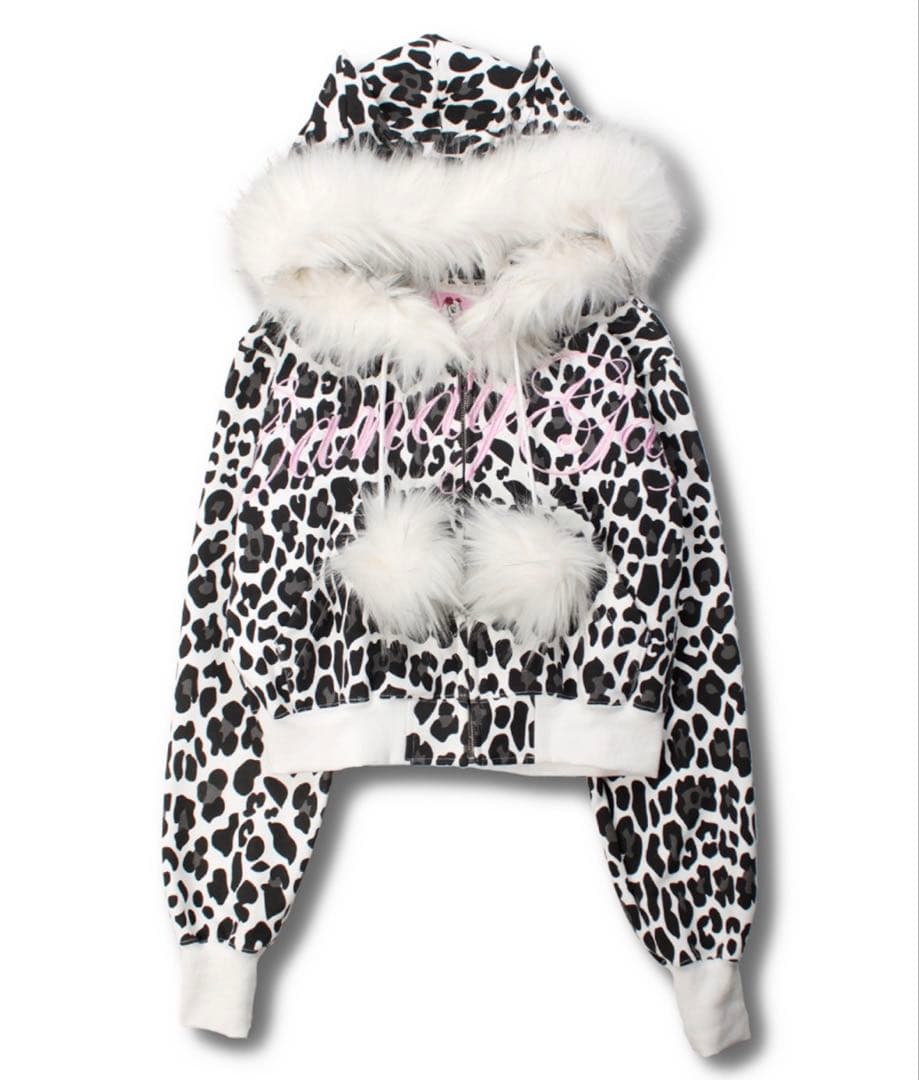 ガルフィー ヒョウ柄パーカー
