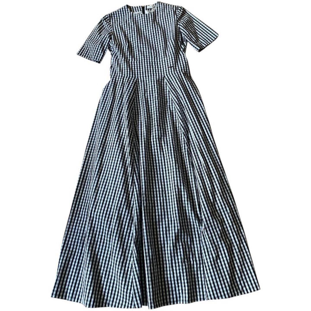 ★美品 MADISON BLUE チェックワンピース・クリーニング済