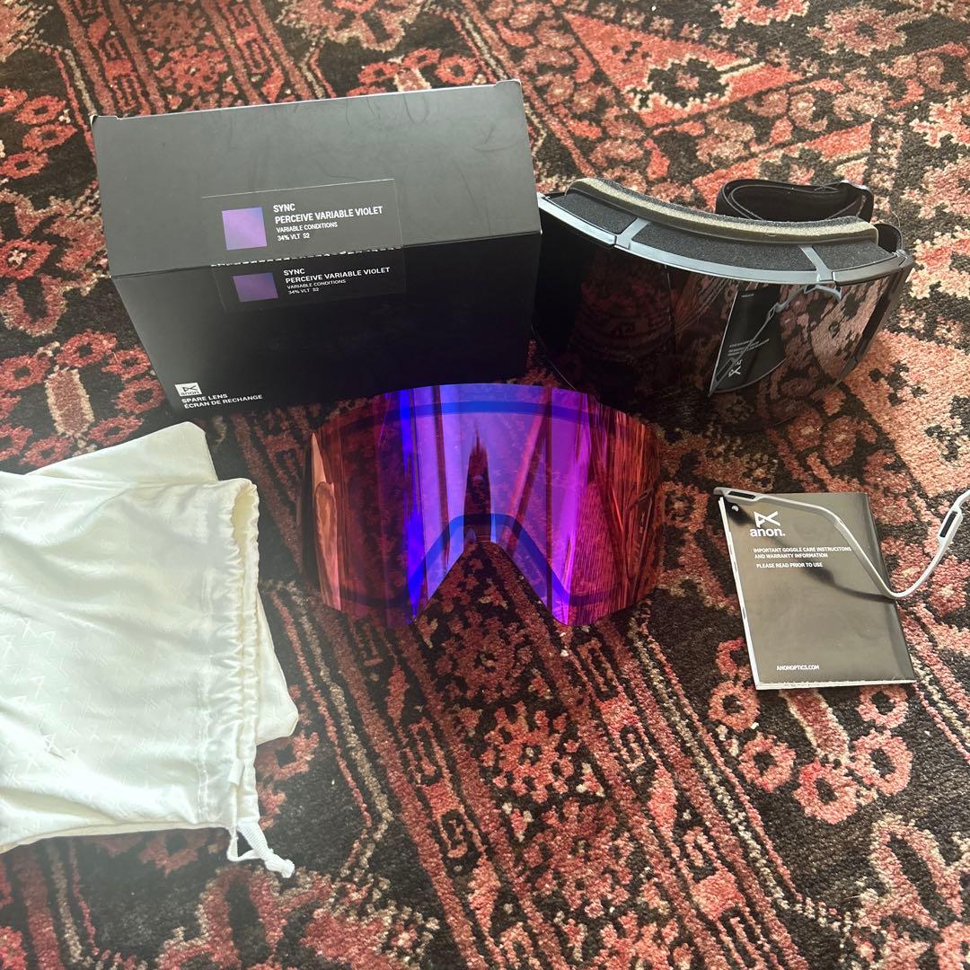 SYNC ゴーグル　anon アノン　シンク　スノボ　スノーボード