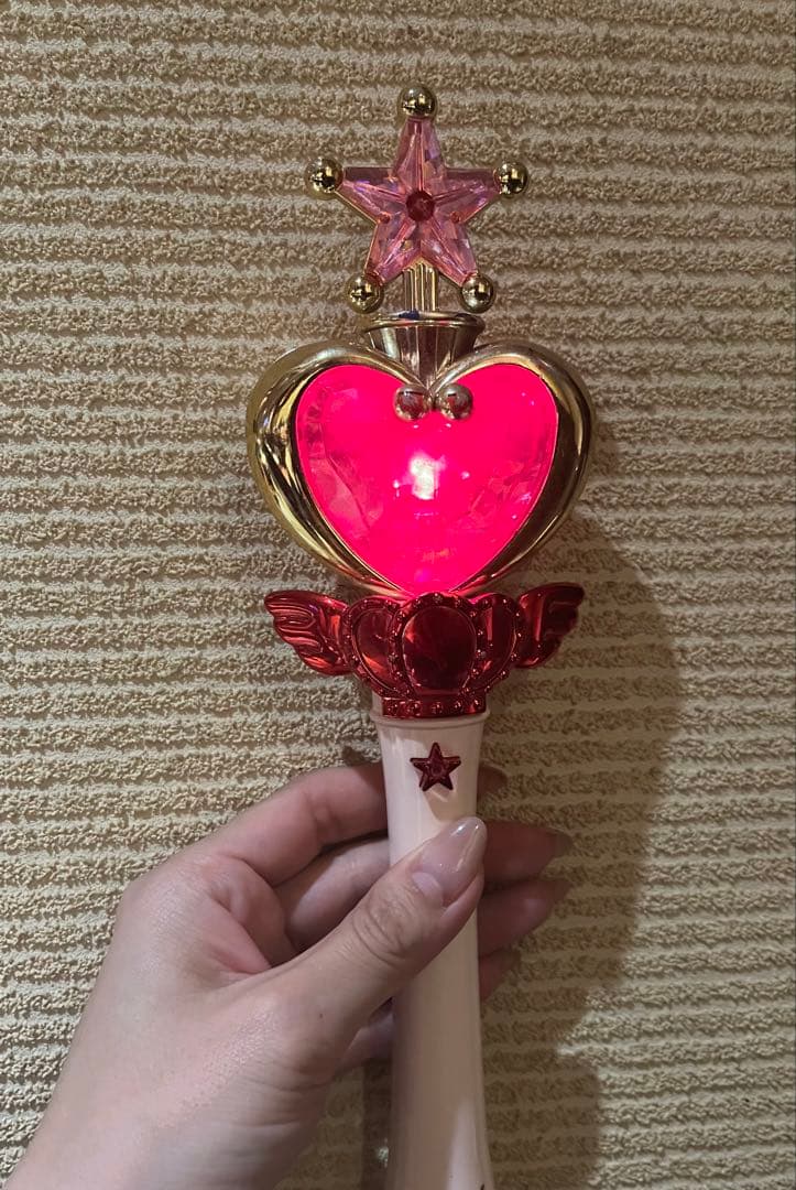 美少女戦士セーラームーン ちびうさ ちびムーン ピンク スティック 動作確認済み