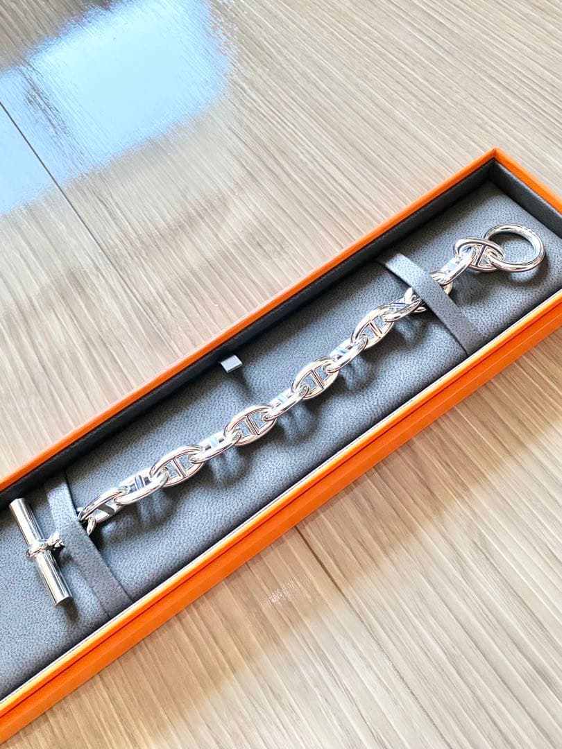 新品 未使用 HERMES エルメス シェーヌダンクル ブレスレット GM 13