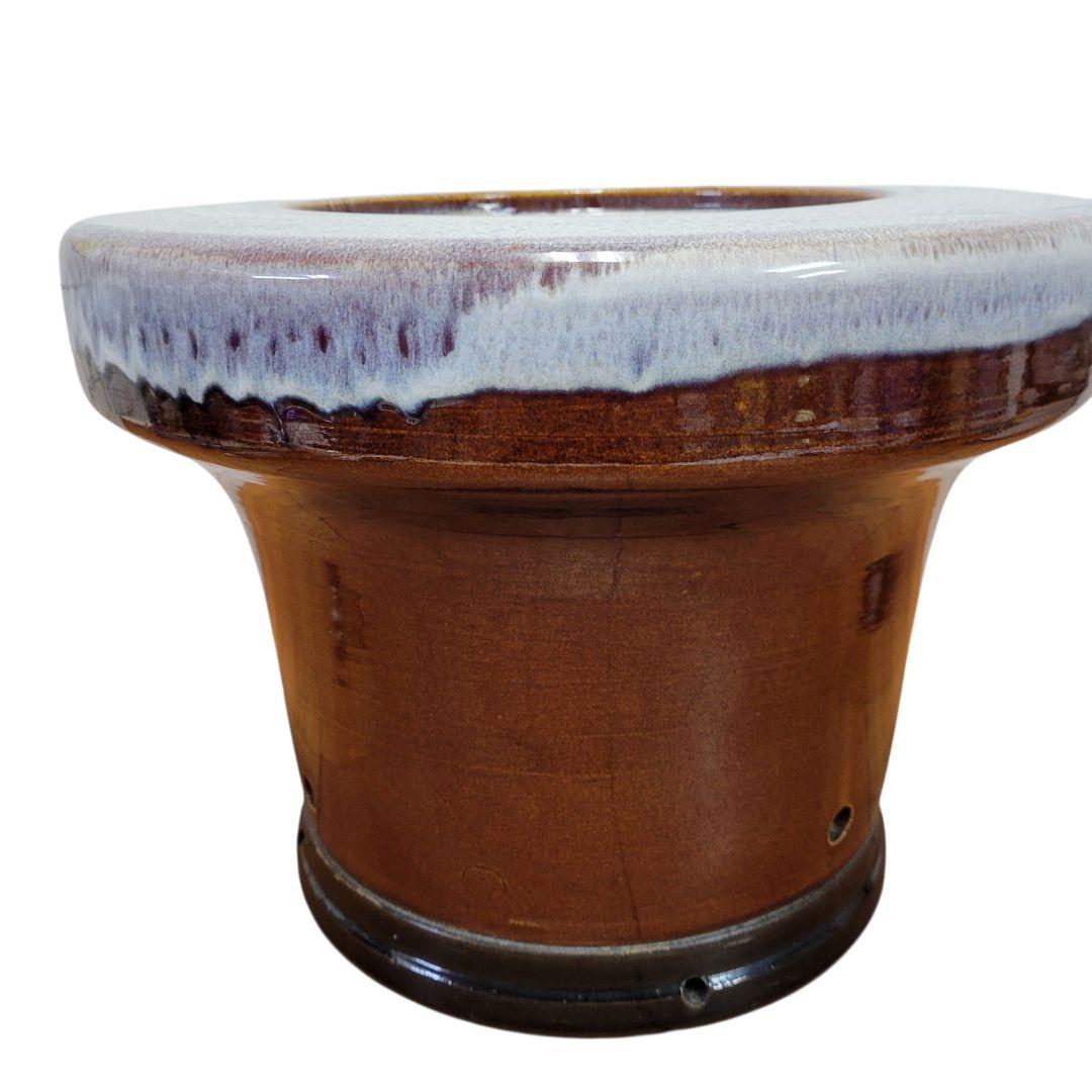 【新品未使用】キンカ 昭和レトロ アンティーク 練炭火鉢 レンタン火鉢