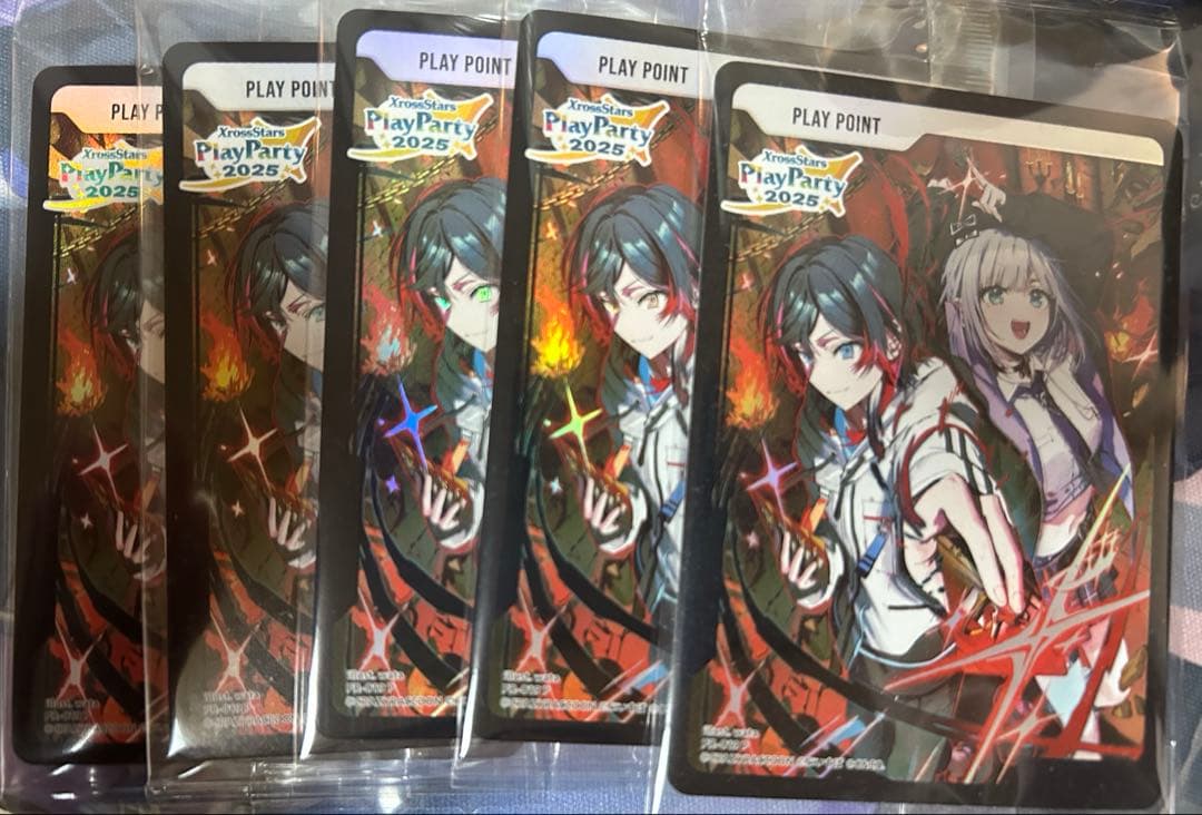 クロスタ ppカード 5枚　未開封　Xross Stars Play Party