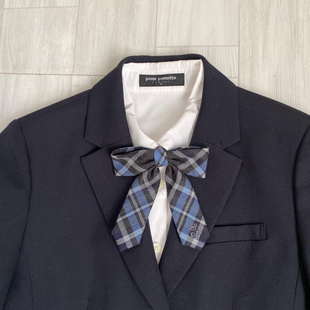 ポンポネット 卒服　お受験　スーツ　濃紺　Ｌ160〜165