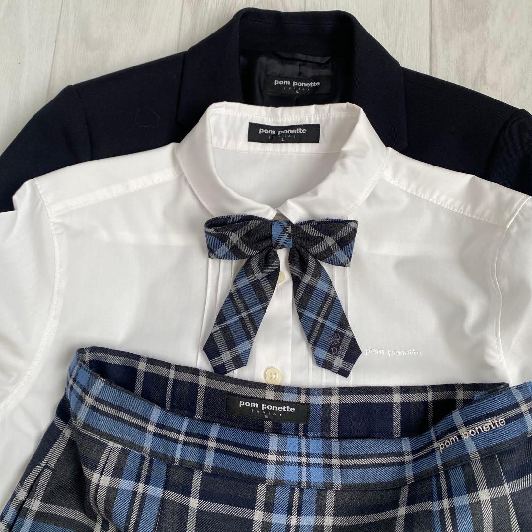 ポンポネット 卒服　お受験　スーツ　濃紺　Ｌ160〜165