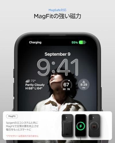 Spigen 【創業18年の技術力】 iPhone 17 ケース MagSafm