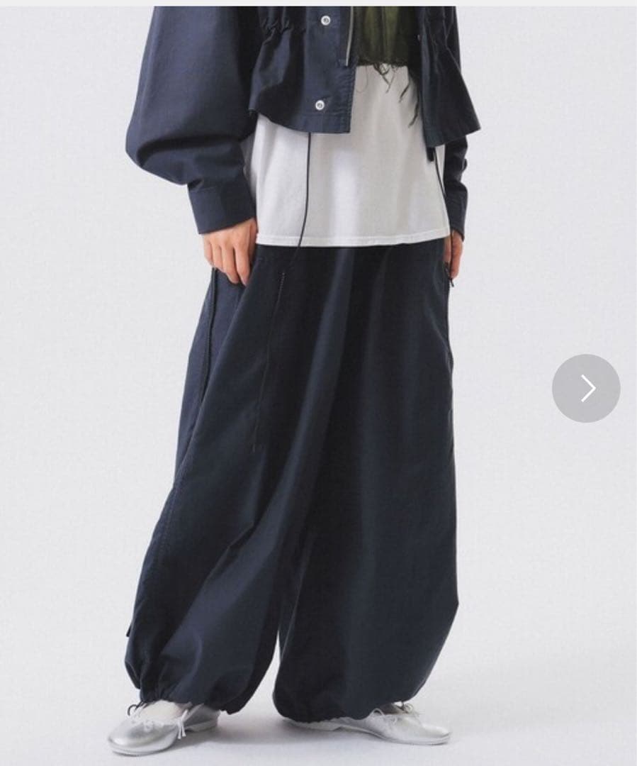 maturely / パラシュートイージーパンツ