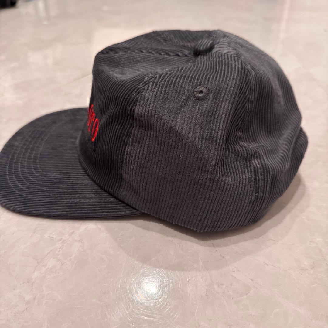 90s marlboro グレー　コーデュロイ　キャップ　デットストック