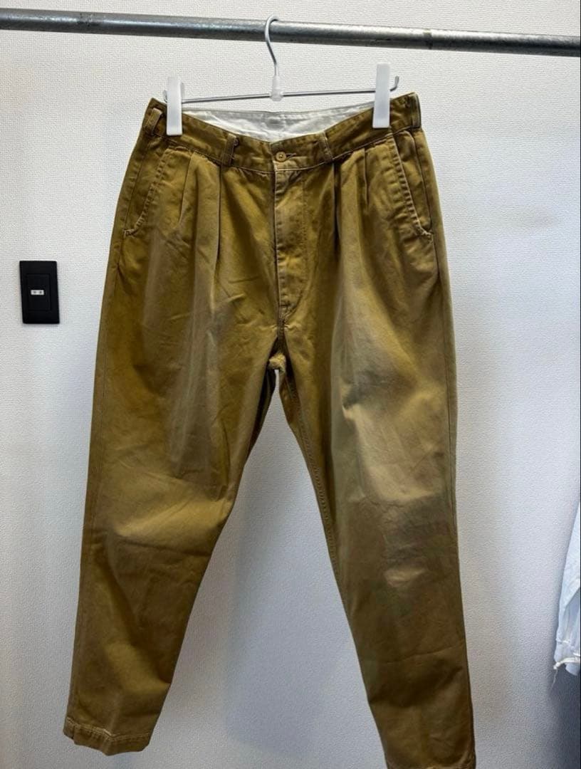 orslow BILLY JEAN コットンチノトラウザーズ