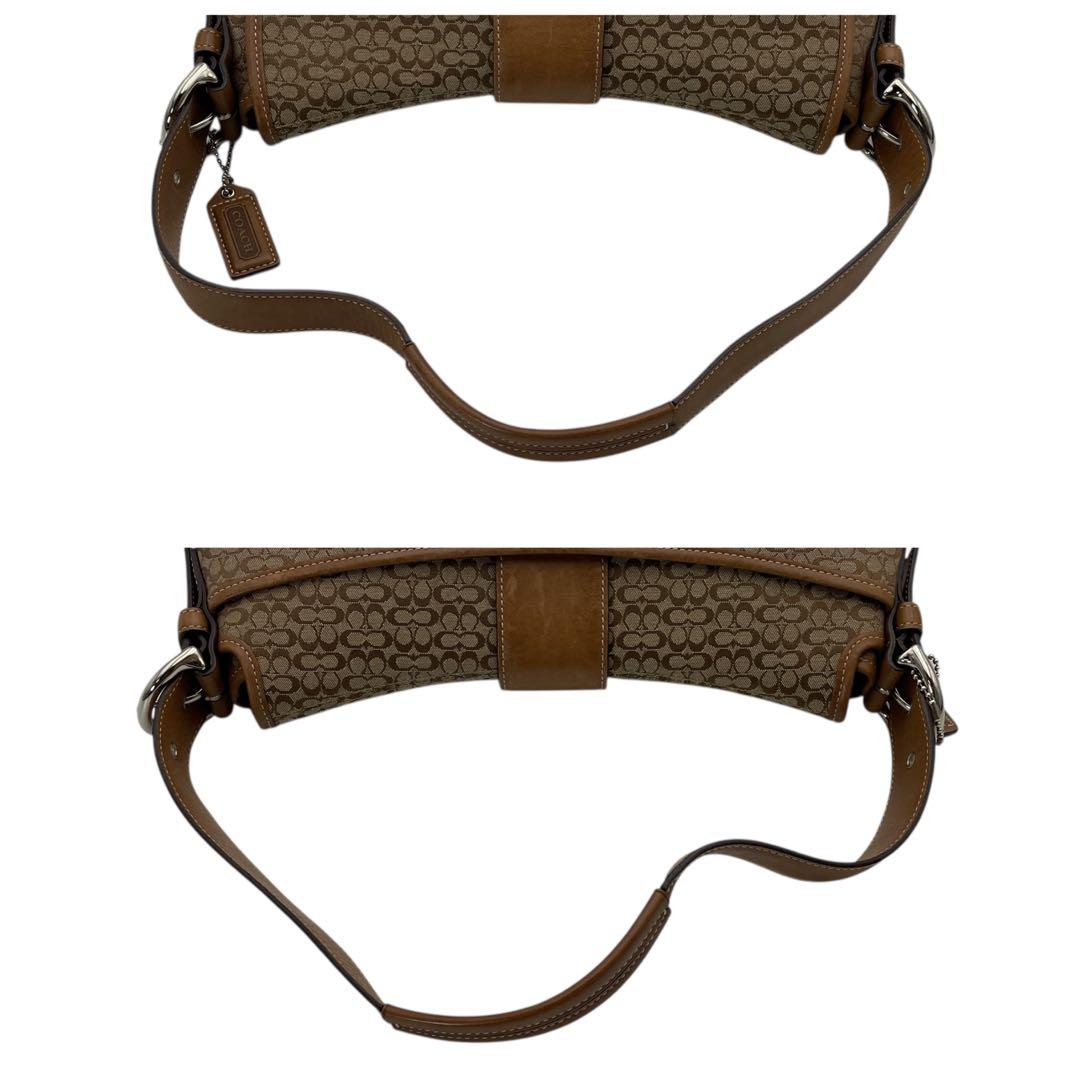 コーチ キャンバス ショルダーバッグ ワンショルダー ブラウン ソーホー