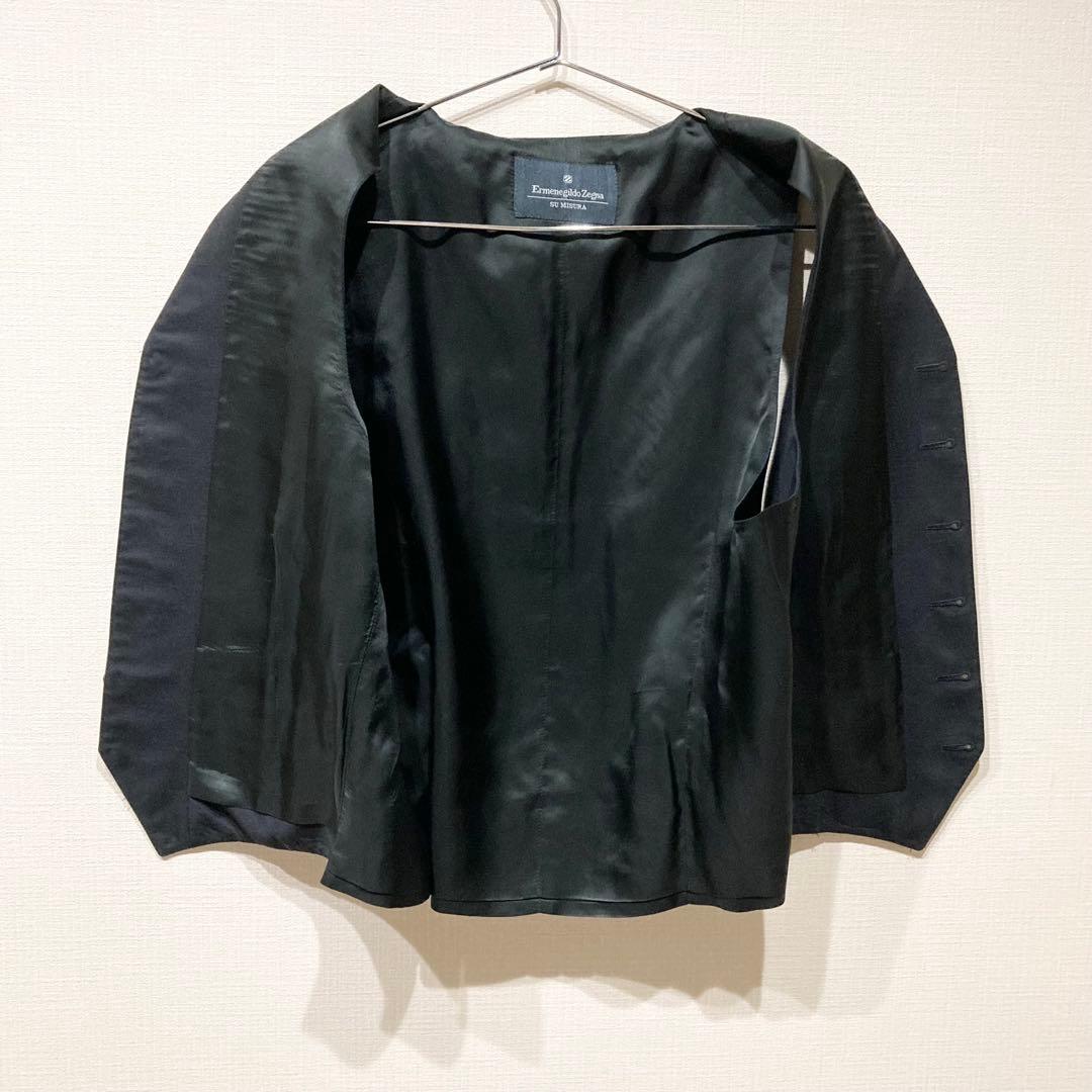 エルメネジルドゼニア　スリーピース　スーツ　15Milmil15 ダークグレー