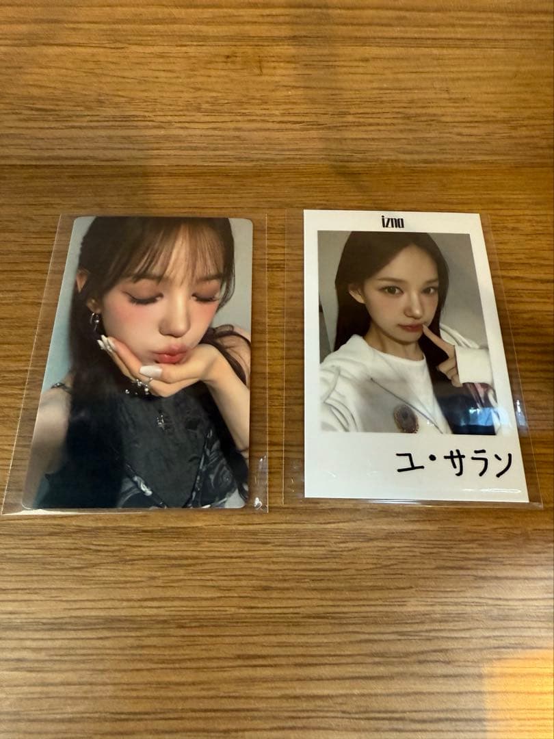 izna サラン　会場限定トレカ　２種　トレカ　チェキ風