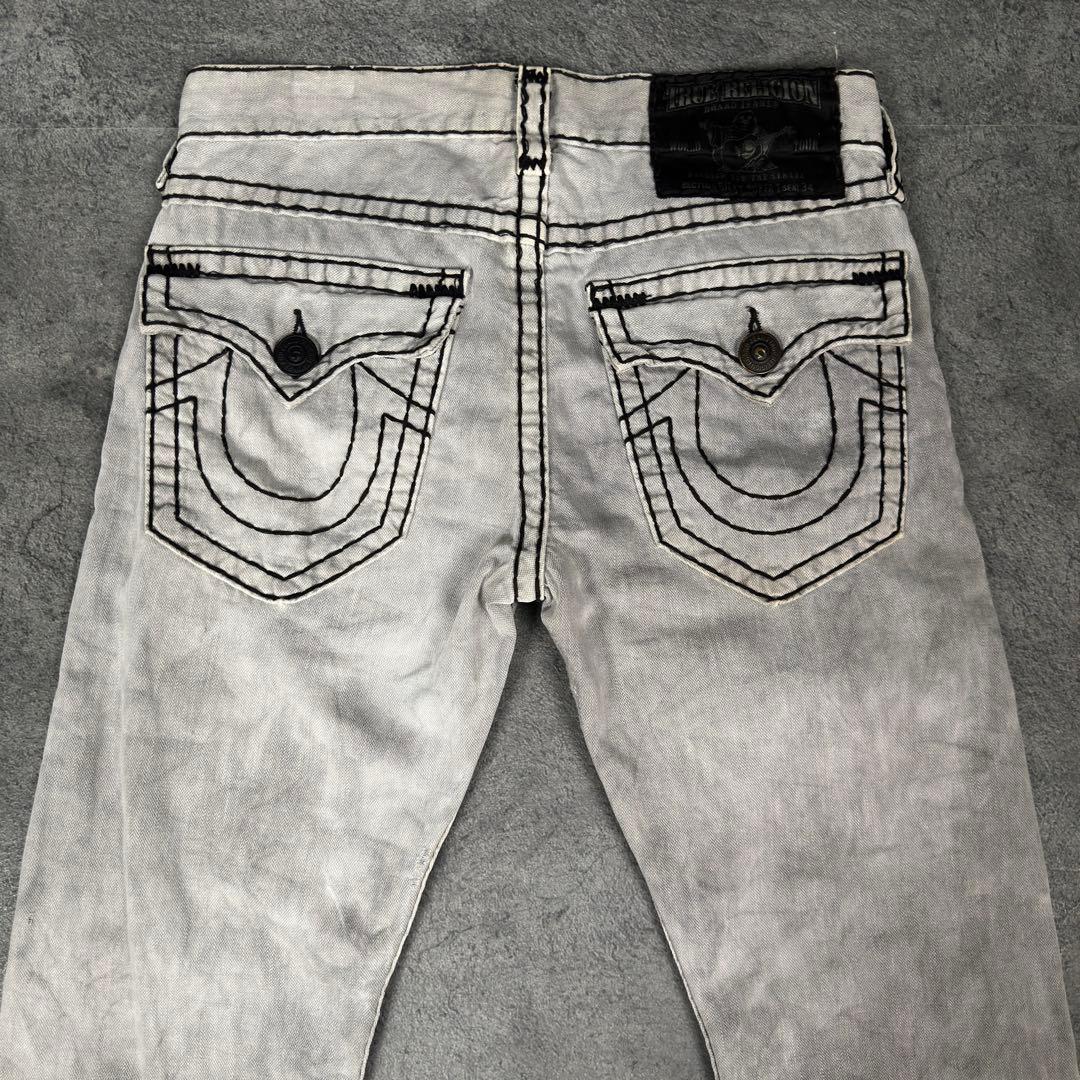 TRUE RELIGION RICKY SUPER T ダメージ加工デニムパンツ