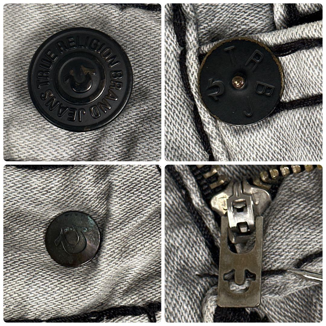 TRUE RELIGION RICKY SUPER T ダメージ加工デニムパンツ