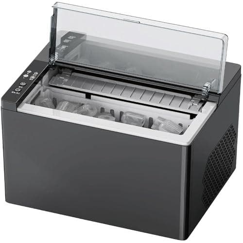 A[東京Deco] 高速 製氷機 家庭用 新型 最短5分製氷 自動製氷機 ブラッ