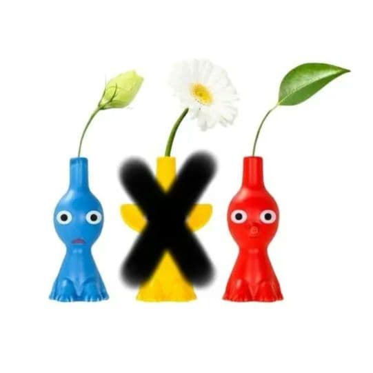 Pikmin ピクミン 花瓶 青 赤 2個セット
