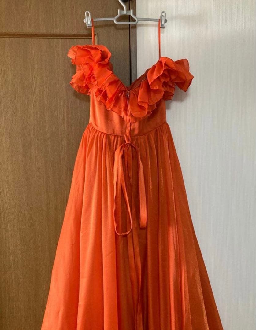 THE URBAN BLANCHE アーバンブランシュ　カラードレス　オレンジ