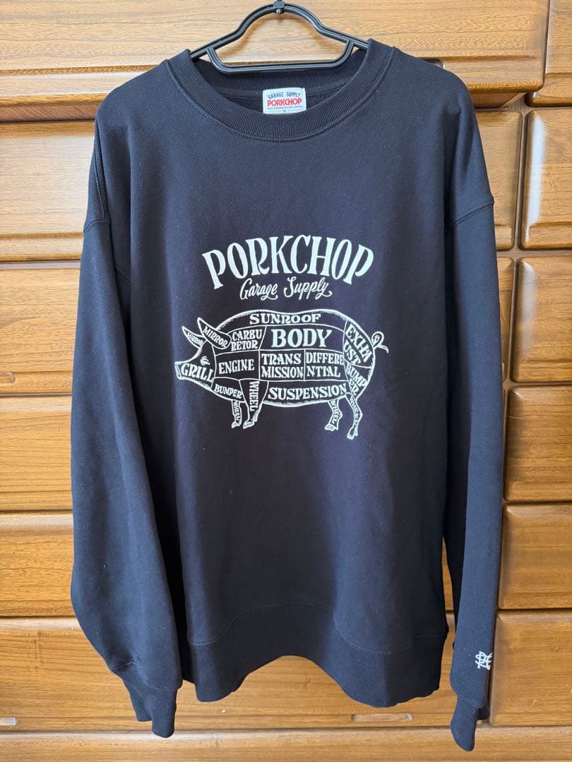 PORKCHOP スウェット ブラック XL ポークチョップCHALLENGER