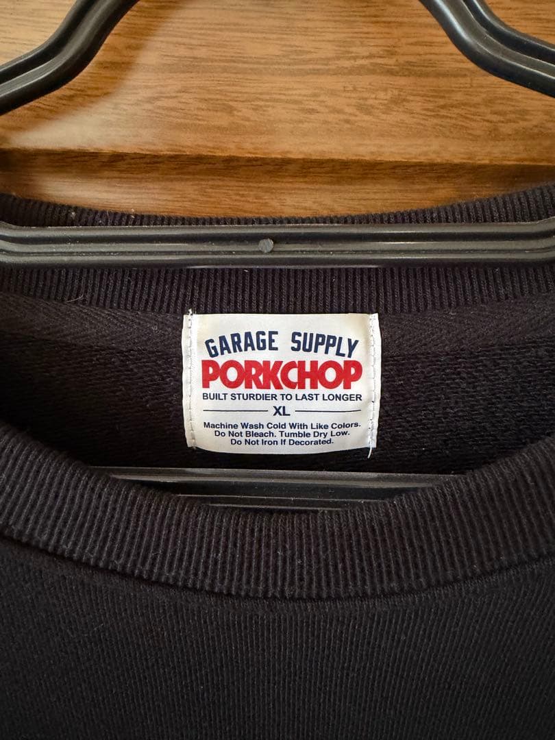 PORKCHOP スウェット ブラック XL ポークチョップCHALLENGER