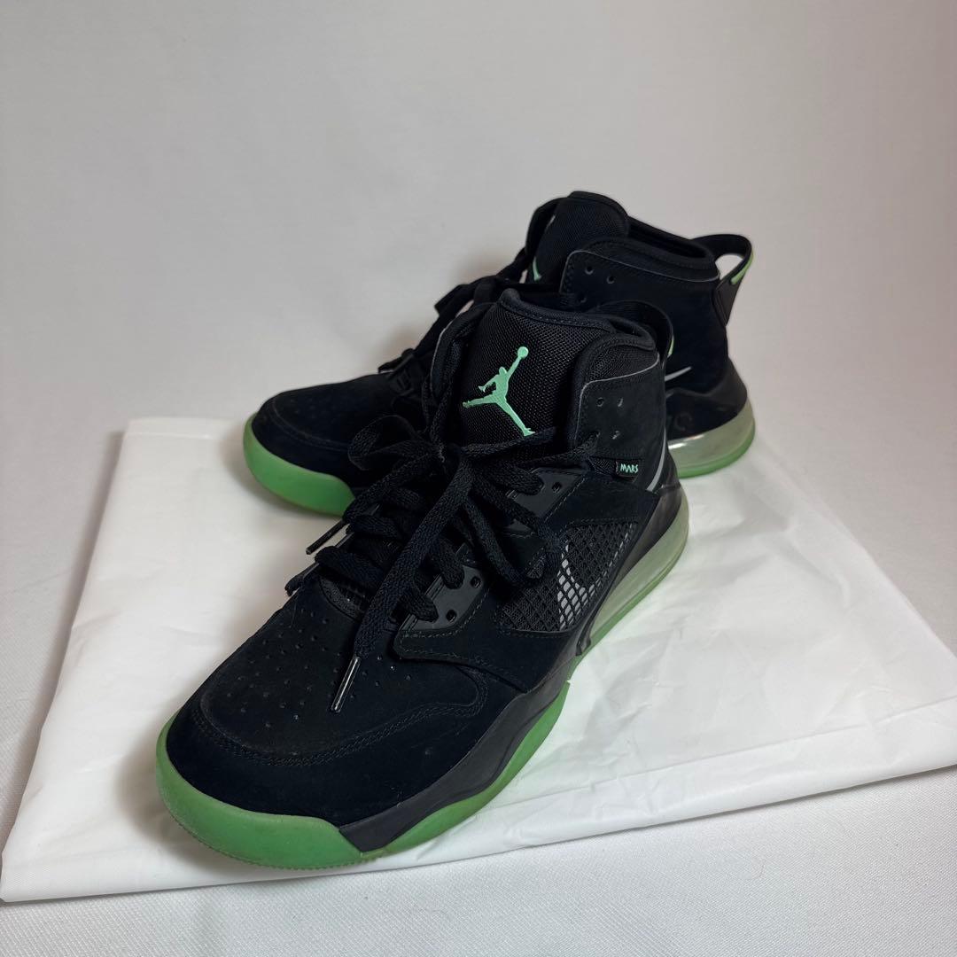 【Air Jordan】Mars black x 蛍光グリーン 27.5cm